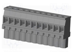 Connector: pluggable terminal block; plug; female; angled 90°