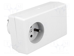Enclosure: for power supplies; X: 71mm; Y: 120mm; Z: 45mm; grey