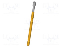 Test needle; Operational spring compression: 4mm; 5A; Ø: 2mm; 0.6N