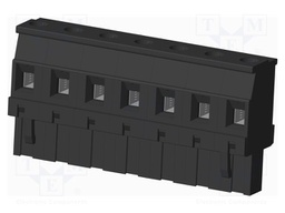 Connector: pluggable terminal block; plug; female; angled 90°
