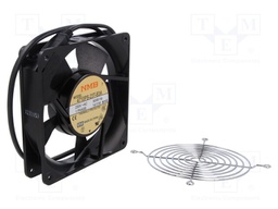 Fan: AC; axial; 230VAC; 108m3/h; 34dBA