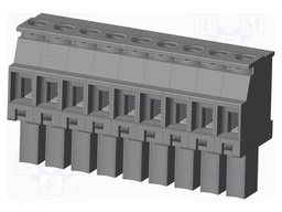 Connector: pluggable terminal block; plug; female; angled 90°