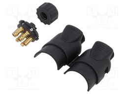 Connector: automotive; plug; for cable; PIN: 7; screw terminal