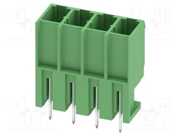 PCB headers, nominal cross section: 4 mm?, color: green, nom