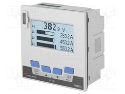 Power quality analyser; 110x110x95mm; Display: LCD,backlight