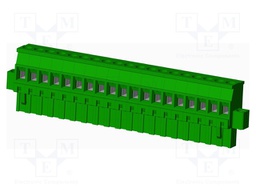 Connector: pluggable terminal block; plug; female; angled 90°