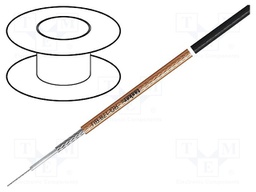 Wire: coaxial; RG178BU; 1x50Ω; stranded; steel,copper plated; 100m