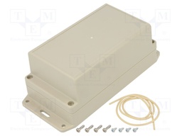 Enclosure: multipurpose; X: 85mm; Y: 165mm; Z: 70mm; Ritec; ABS; IP65
