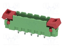 PCB headers, nominal cross section: 2.5 mm?, color: green, n