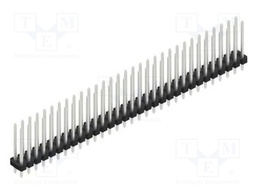 Connector: pin strips; pin header; male; PIN: 62; 2.54mm; THT; 2x31