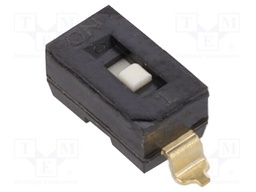 Switch: DIP-SWITCH; Poles number: 1; ON-OFF; 0.025A/24VDC; Pos: 2