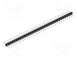 Connector: pin strips; pin header; male; PIN: 33; 2.54mm; SMT; 1x33