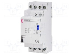 Contactor: 4-pole installation; 25A; 230VAC; NC x2 + NO x2; RBS