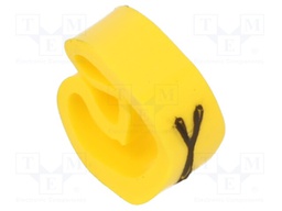 Markers for cables and wires; Label symbol: Y; 4÷10mm; PVC; PA