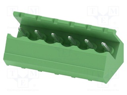PCB headers, nominal cross section: 2.5 mm?, color: green, n