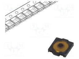 Microswitch TACT; SPST; Pos: 2; 0.02A/15VDC; SMT; none; 1.6N; 0.7mm