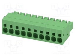 PCB connector, nominal cross section: 6 mm?, color: green, n
