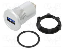 Adapter; USB A socket,USB B socket; USB 3.0; Thread: M22; 1÷10mm