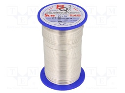 Silver plated copper wires; 1.1mm; 500g; 59m; -200÷800°C