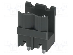 PCB headers, nominal cross section: 2.5 mm?, color: black, n