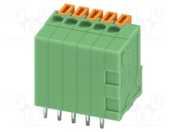 PCB terminal block, nominal current: 6 A, rated voltage (III