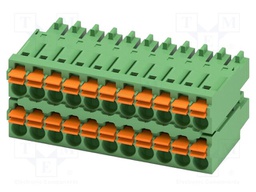 PCB connector, nominal cross section: 1.5 mm?, color: green,