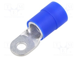 Tip: ring; M10; Ø: 11mm; 120mm2; crimped; for cable; insulated; blue