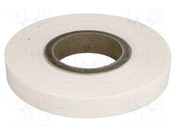 Tape: heat transfer; W: 25mm; L: 30m; D: 0.5mm; 3W/mK; white; acrylic