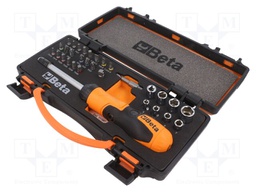 Kit: screwdriver bits; Pcs: 27; Mounting: 1/4" (C6,3mm)