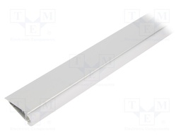Profiles for LED modules; white; surface; natural; L: 2m; anodized