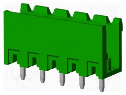 Connector: pluggable terminal block; socket; male; straight; THT