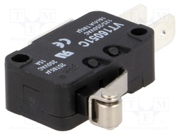 Microswitch SNAP ACTION; with lever (with roller); SPDT; Pos: 2