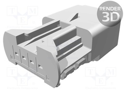 Connector: wire-wire; MX150; socket; male; 22AWG÷14AWG; PIN: 4