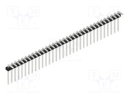 Connector: pin strips; pin header; male; PIN: 33; 2mm; THT; 1x33