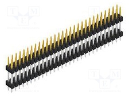 Connector: pin strips; pin header; male; PIN: 58; 2.54mm; THT; 2x29