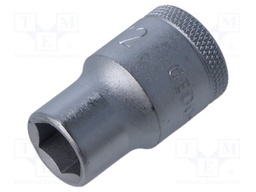 Wrench tip; 6-angles,socket spanner; 12mm; 1/2"; tool steel