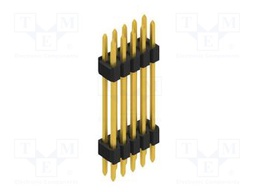 Connector: pin strips; pin header; male; PIN: 10; 1.27mm; THT; 2x5