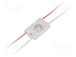 Module: LED; Colour: white cold; 0.36W; 27(typ)lm; 12VDC; 120°