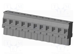 Connector: pluggable terminal block; plug; female; angled 90°