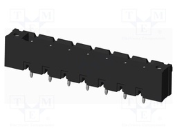 Connector: pluggable terminal block; socket; male; on PCBs