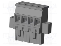 Connector: pluggable terminal block; plug; female; angled 90°