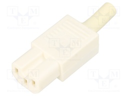 Connector: AC supply; plug; female; 10A; 250VAC; IEC 60320; C13 (F)