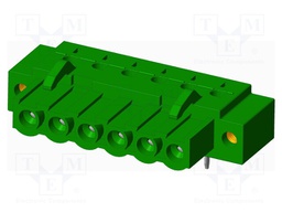 Connector: pluggable terminal block; socket; female; angled 90°
