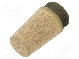Sound suppression silencer; Thread: G 1/2"; sintered bronze