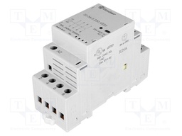 Relay: installation; monostable; NO x4; Ucoil: 230VAC; 25A; IP20