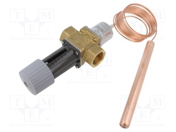 Thermostatic valve; G 1"; brass; AVTA; 0÷16bar; 3m