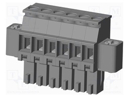 Connector: pluggable terminal block; plug; female; angled 90°