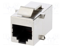 Coupler; Cat: 5; shielded; Layout: 8p8c; RJ45 socket,both sides