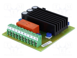 DC-motor driver; for building in; Imax: 12A; 65x75x30mm; 10÷35VDC