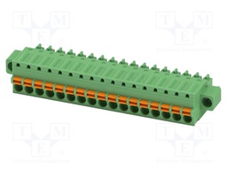 PCB connector, nominal cross section: 1.5 mm?, color: green,